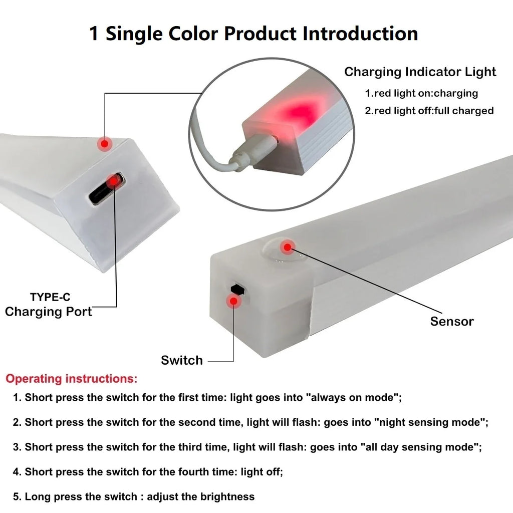 Wireless Motion Sensor LED Bar