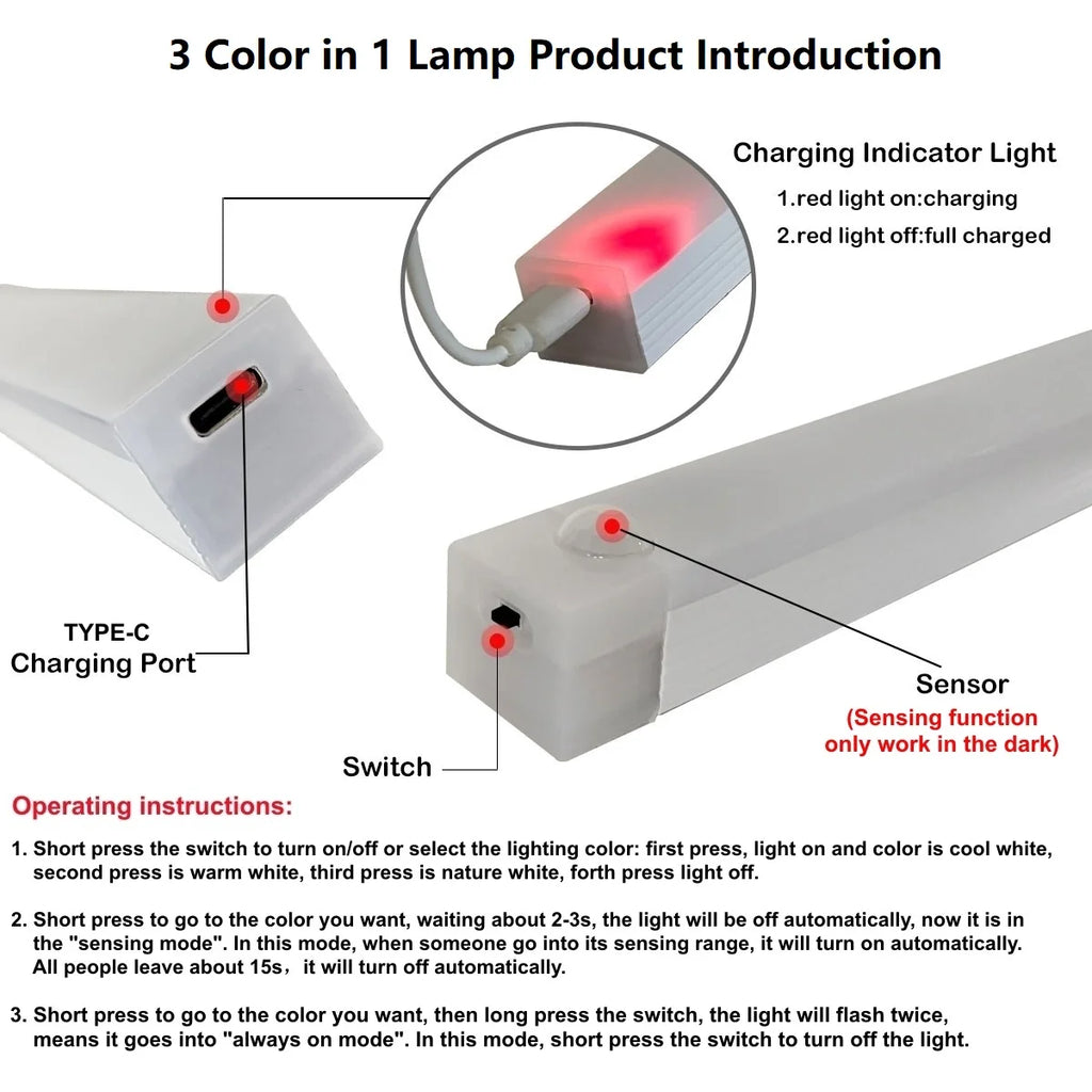 Wireless Motion Sensor LED Bar
