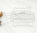 Square Air Fryer Grill Set