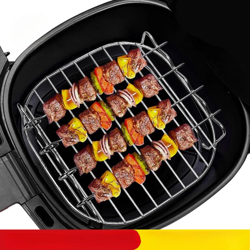 Square Air Fryer Grill Set